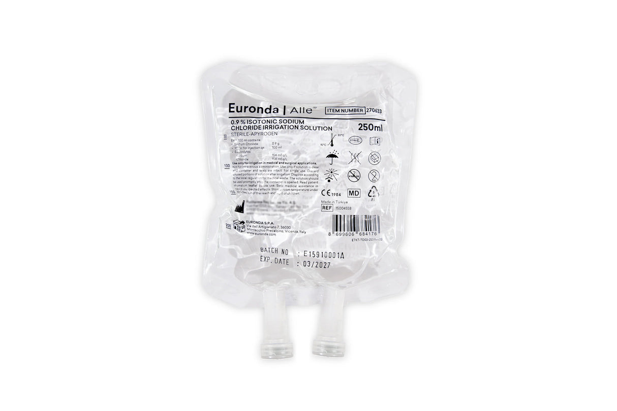 Komfort skyllevand natriumklorid, 20 x 250 ml poser - Nyhed
