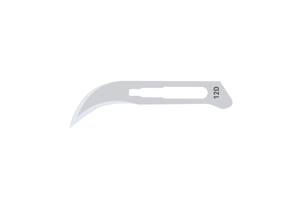 Skalpelblade nr. 12D, pakning med 100 stk