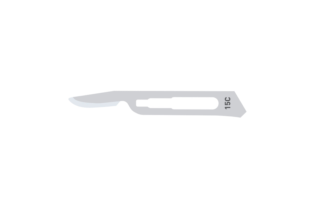 Skalpelblade nr. 15C mini, pakning med 100 stk