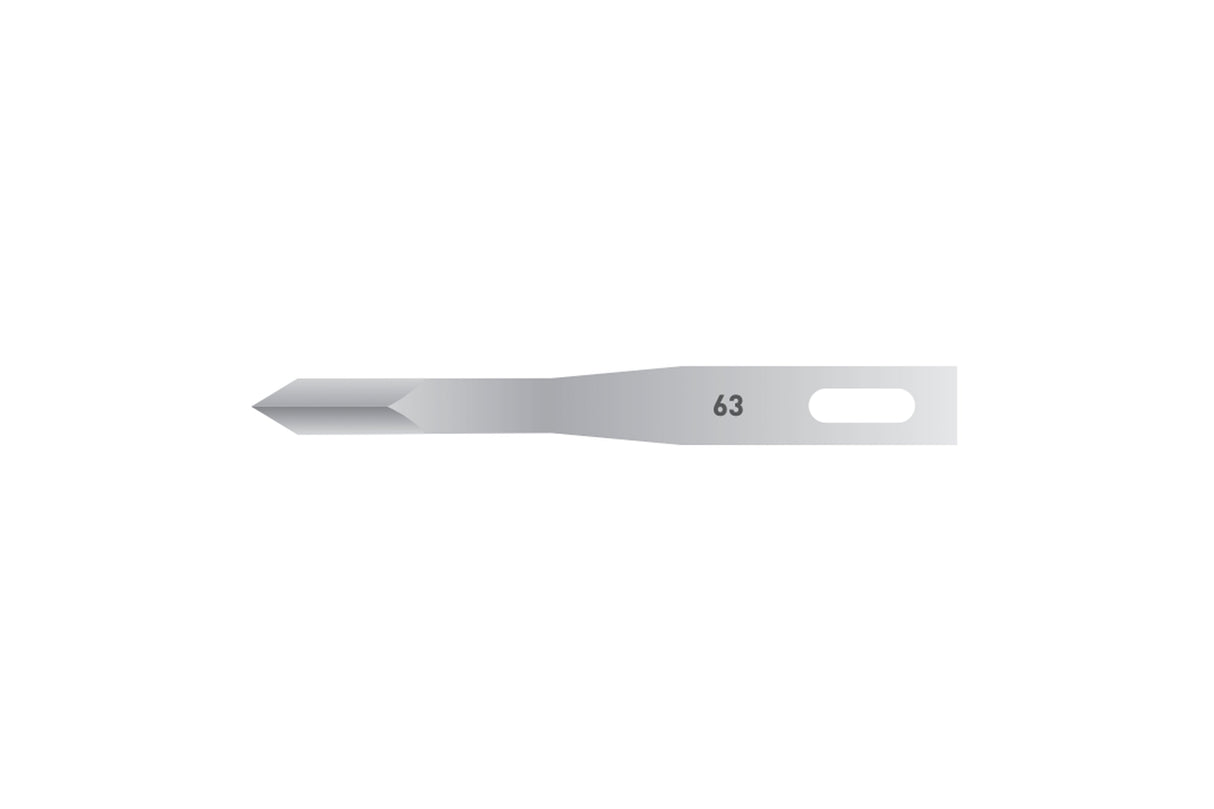 Mikro culterblade nr. 63, pakning med 25 stk