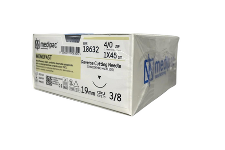 Monofast - Resorberbar monofilament sutur. Violet, pakning med 24 stk