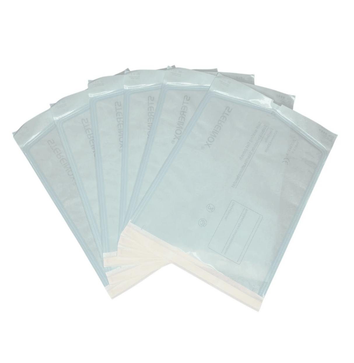 Autoklaveposer 30 x 43 cm, pakning 200 stk / Til stor Washtray