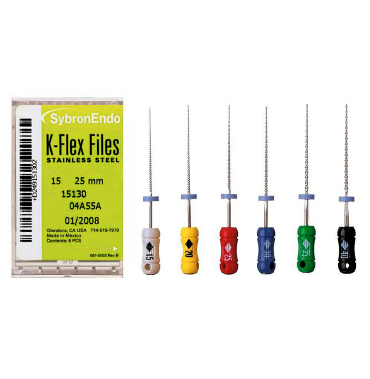 K-Flex håndfile, pakning med 6 stk
