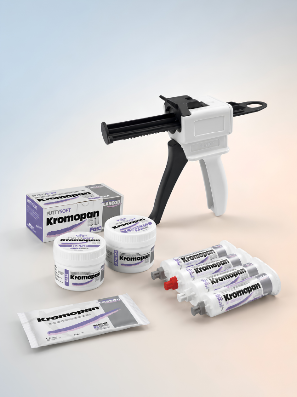 Alginat, silikone, bidregistrering