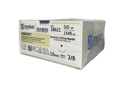 Monofast - Resorberbar monofilament sutur. Violet, pakning med 24 stk