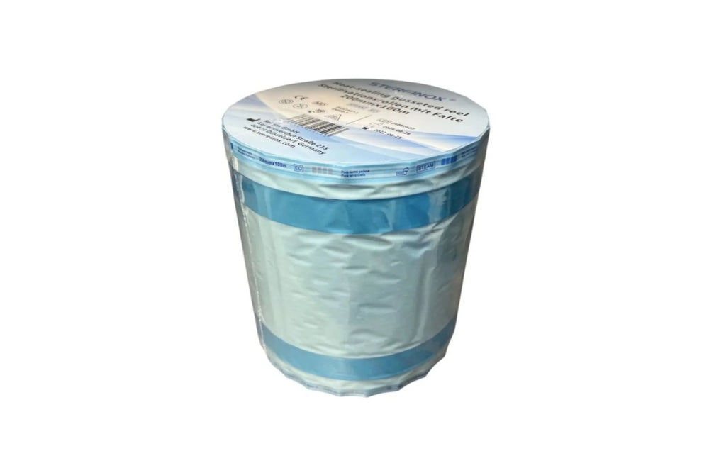 Autoklave rulle med fold 20 cm x 100 m
