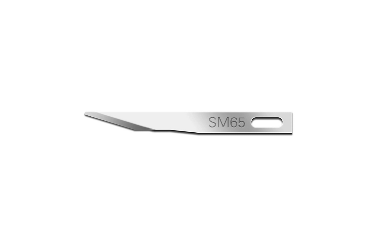 Mikro skalpelblade nr. 65, pakning med 25 stk